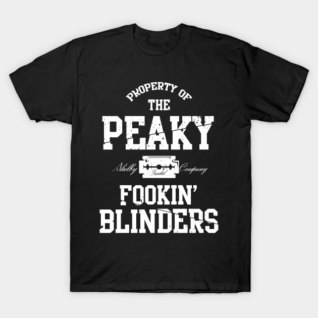 PROPERTY OF THE PEAKY F BLINDERS T-Shirt by criss leontis